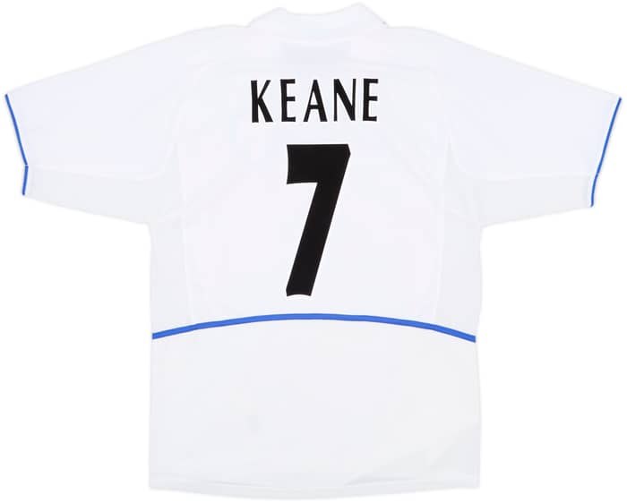 2002-03 Leeds United Home Shirt Keane #7 - 8/10 - (M)