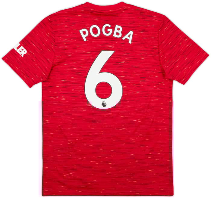 2020-21 Manchester United Home Shirt Pogba #6 - 9/10 - (M)