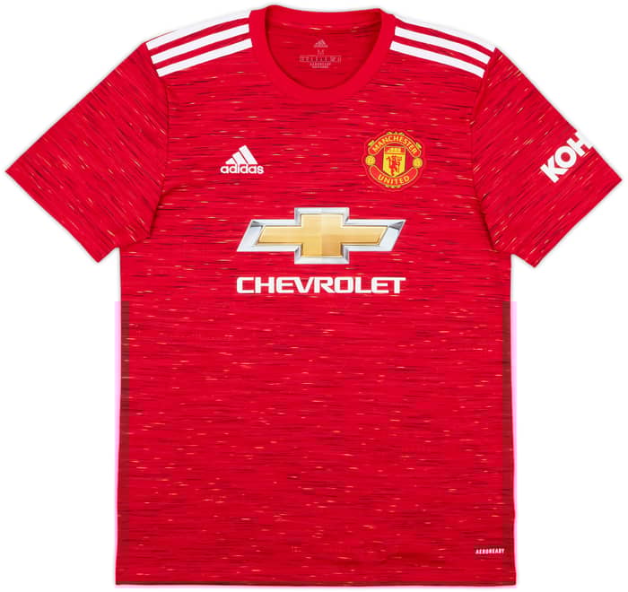 2020-21 Manchester United Home Shirt Pogba #6 - 9/10 - (M)