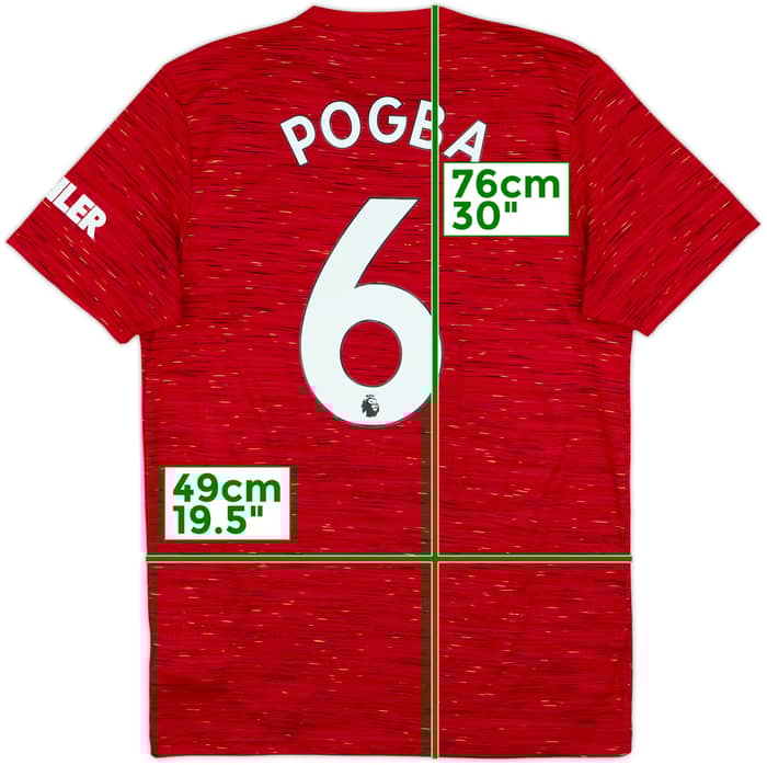 2020-21 Manchester United Home Shirt Pogba #6 - 10/10 - (M)