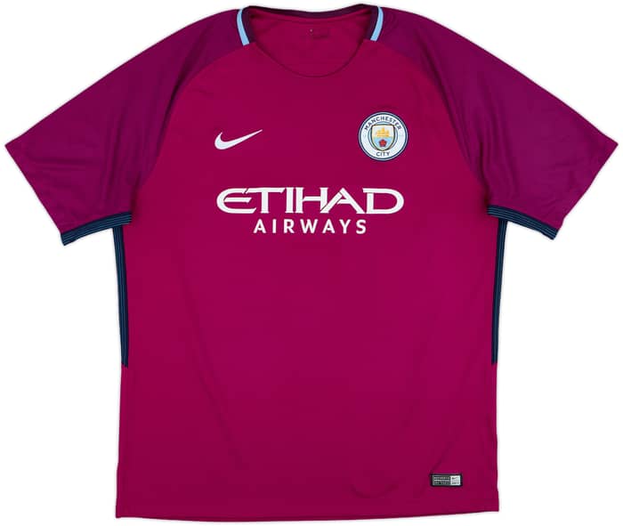 2017-18 Manchester City Away Shirt Kun Aguero #10 - 8/10 - (XL)