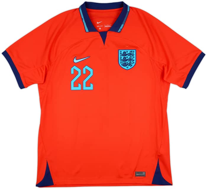 2022-23 England Away Shirt Bellingham #22 - 10/10 - (L)
