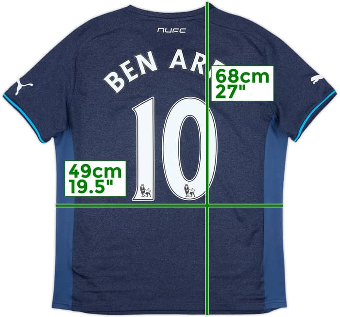 2013-14 Newcastle Away Shirt Ben Arfa #10 - 8/10 - (S)