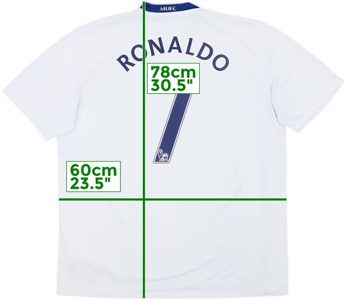 2008-10 Manchester United Away Shirt Ronaldo #7 - 6/10 - (XL)