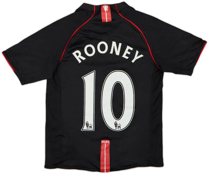 2007-08 Manchester United Away Shirt Rooney #10 - 7/10 - (L.Boys)