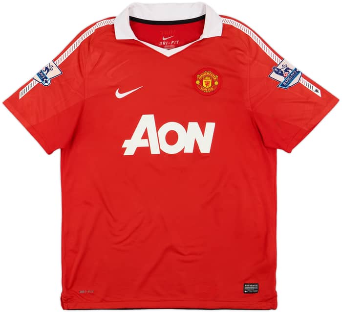 2010-11 Manchester United Home Shirt Chicharito #14 - 7/10 - (L)