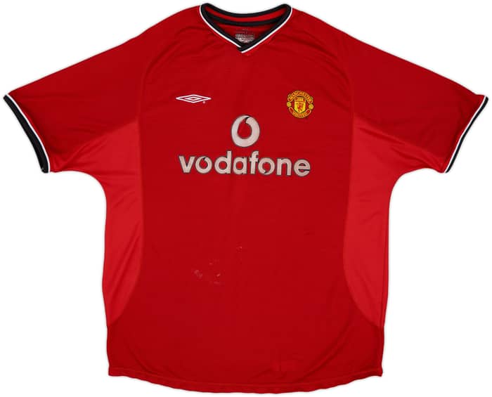 2000-02 Manchester United Home Shirt - 5/10 - (XL)