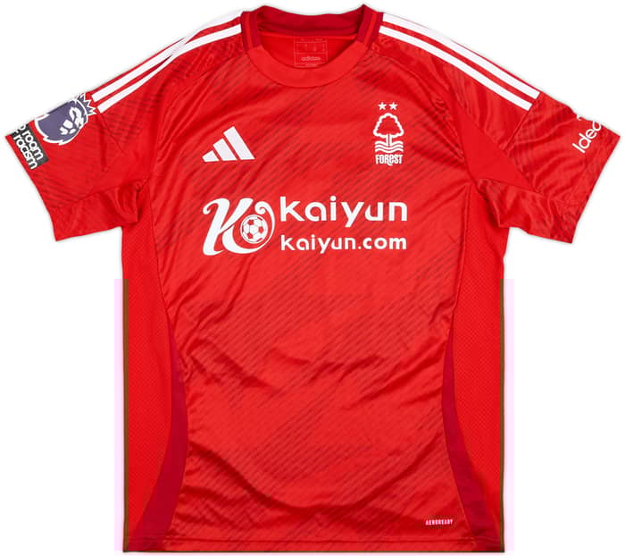 2024-25 Nottingham Forest Match Issue Home Shirt Boly #30