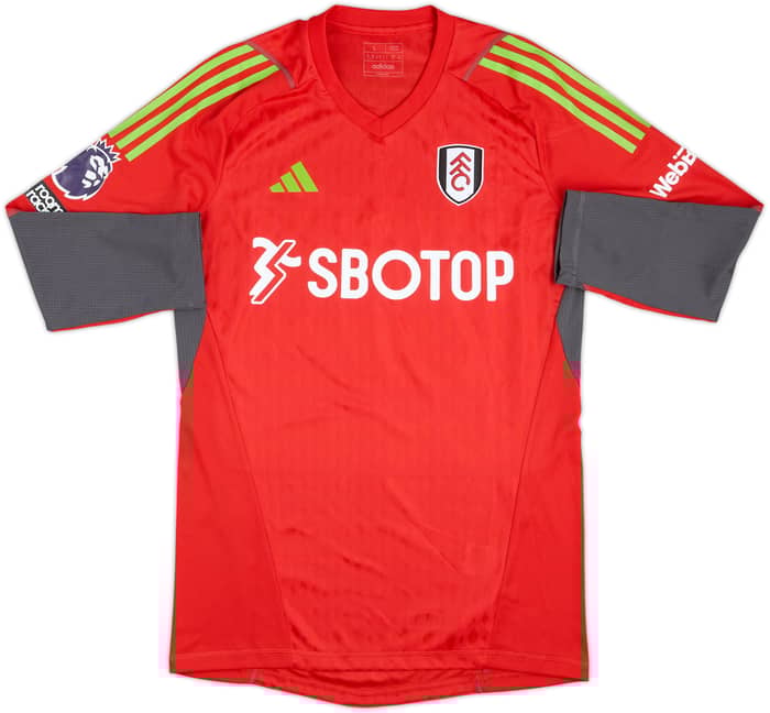 2023-24 Fulham Match Issue GK Shirt Leno #17