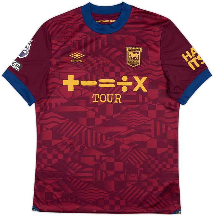 2024-25 Ipswich Match Issue Away Shirt Luongo #25