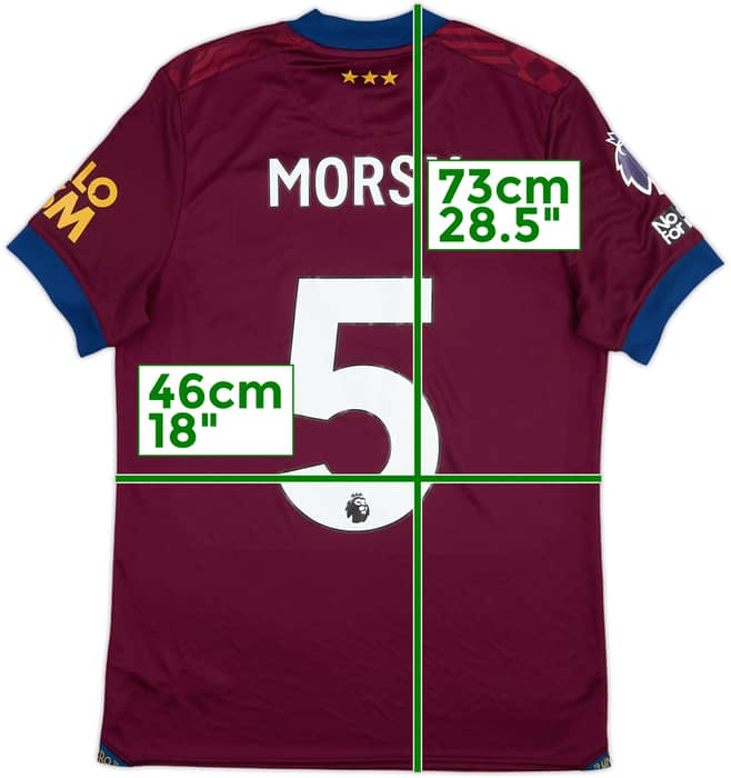 2024-25 Ipswich Match Issue Away Shirt Morsy #5