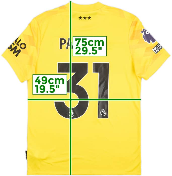 2025 Ipswich Match Issue GK Shirt Palmer #31