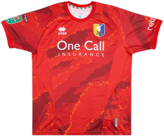 2025-26 Mansfield Match Issue Carabao Cup GK Shirt Roberts #1