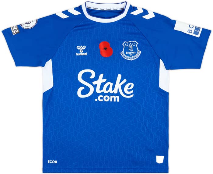 2022-23 Everton Match Issue Home Shirt Cannon #47