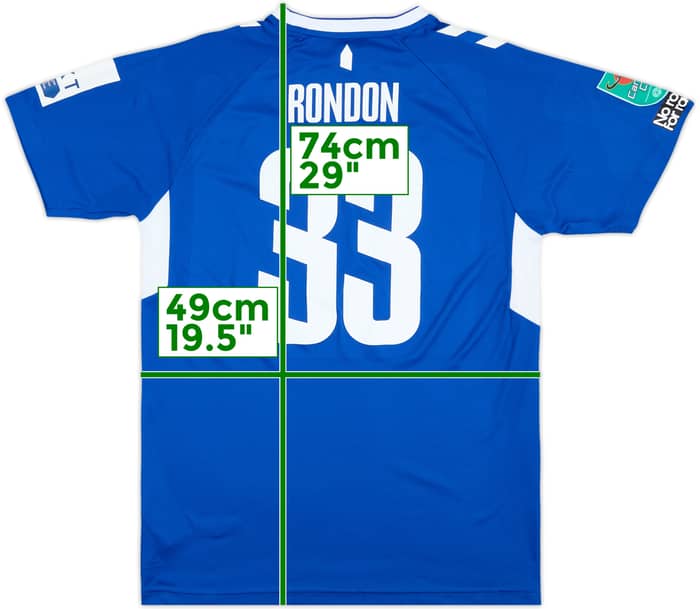 2022-23 Everton Match Issue Carabao Cup Home Shirt Rondon #33