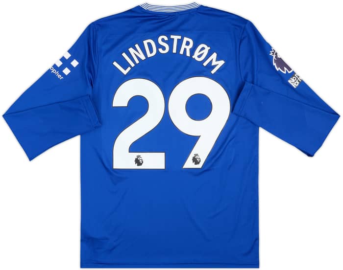 2024-25 Everton Match Issue Home L/S Shirt Lindstrom #29