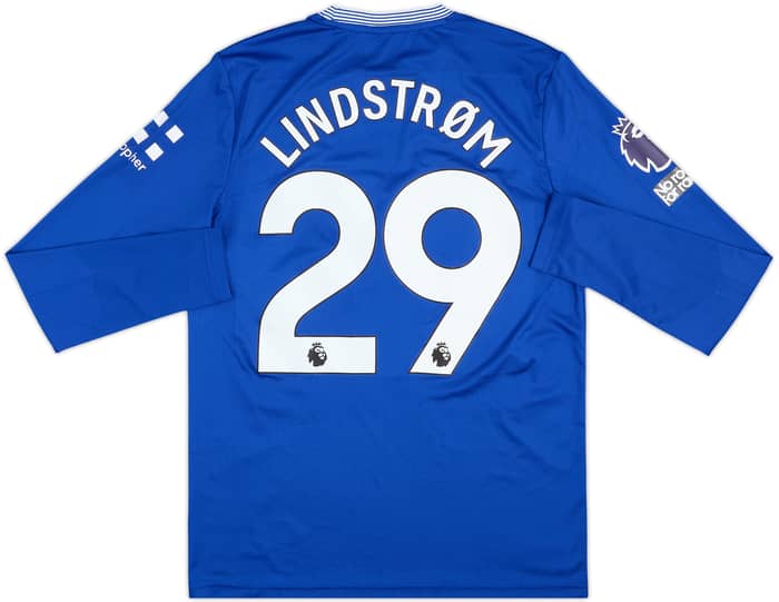 2024-25 Everton Match Issue Home L/S Shirt Lindstrom #29