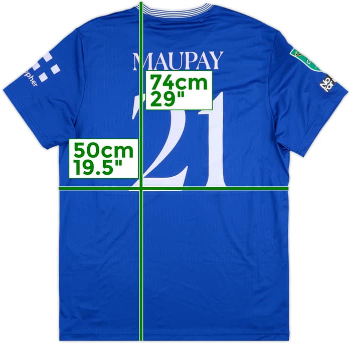2024-25 Everton Match Issue Carabao Cup Home Shirt Maupay #21