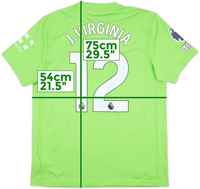 2024-25 Everton Match Issue GK Shirt J.Virginia #12