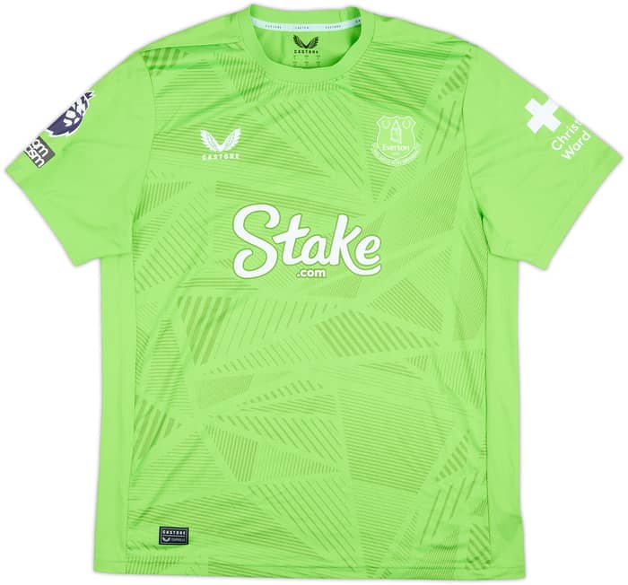 2024-25 Everton Match Issue GK Shirt J.Virginia #12