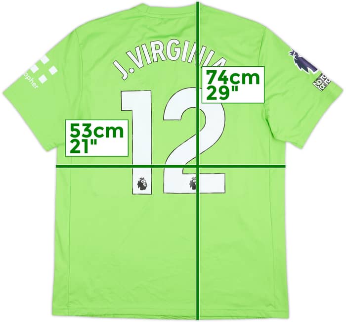 2024-25 Everton Match Issue GK Shirt J.Virginia #12