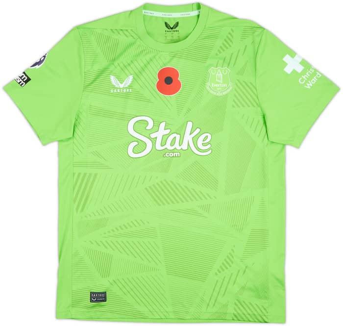 2024-25 Everton Match Issue GK Shirt J.Virginia #12
