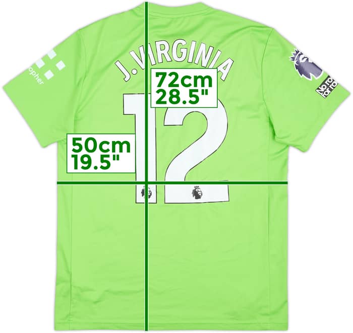 2024-25 Everton Match Issue GK Shirt J.Virginia #12