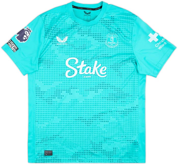 2024-25 Everton Match Issue GK Shirt J.Virginia #12