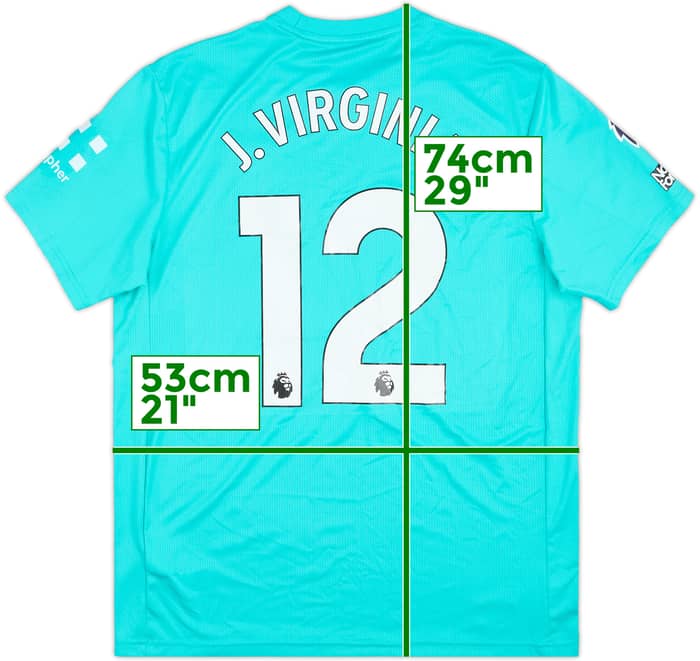 2024-25 Everton Match Issue GK Shirt J.Virginia #12