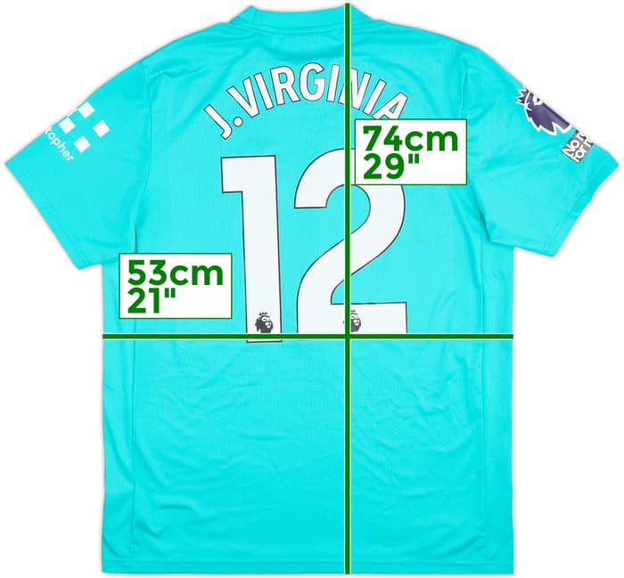 2024-25 Everton Match Issue GK Shirt J.Virginia #12