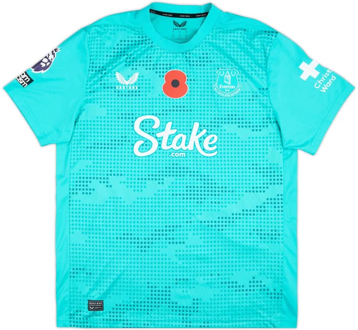 2024-25 Everton Match Issue GK Shirt J.Virginia #12