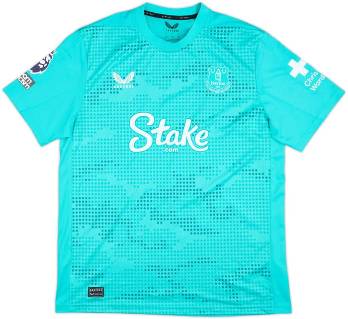 2024-25 Everton Match Issue GK Shirt J.Virginia #12