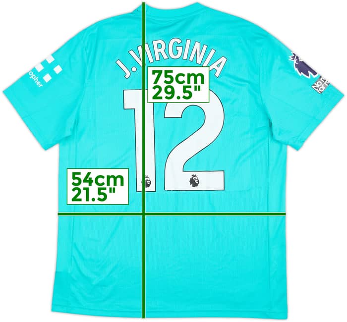 2024-25 Everton Match Issue GK Shirt J.Virginia #12