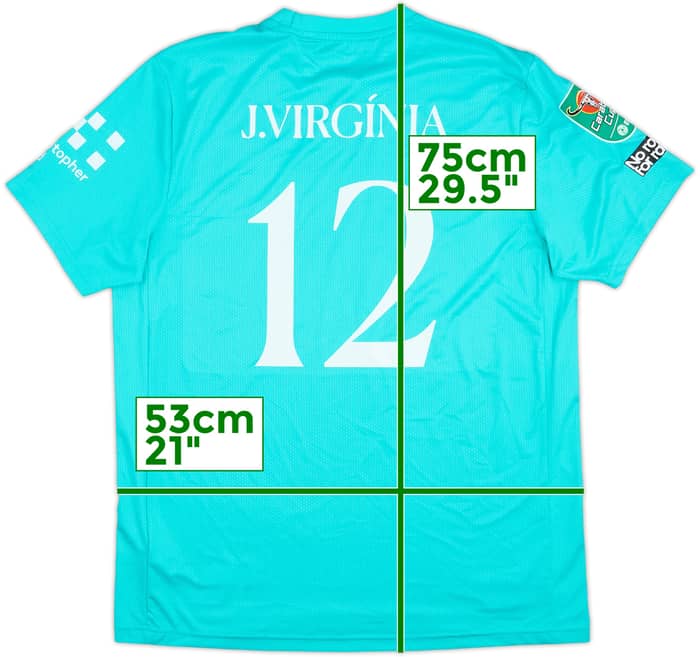 2024-25 Everton Match Issue Carabao Cup GK Shirt J.Virginia #12
