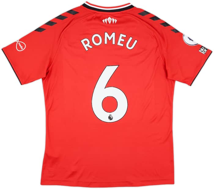 2021-22 Southampton Match Issue Home Shirt Romeu #6