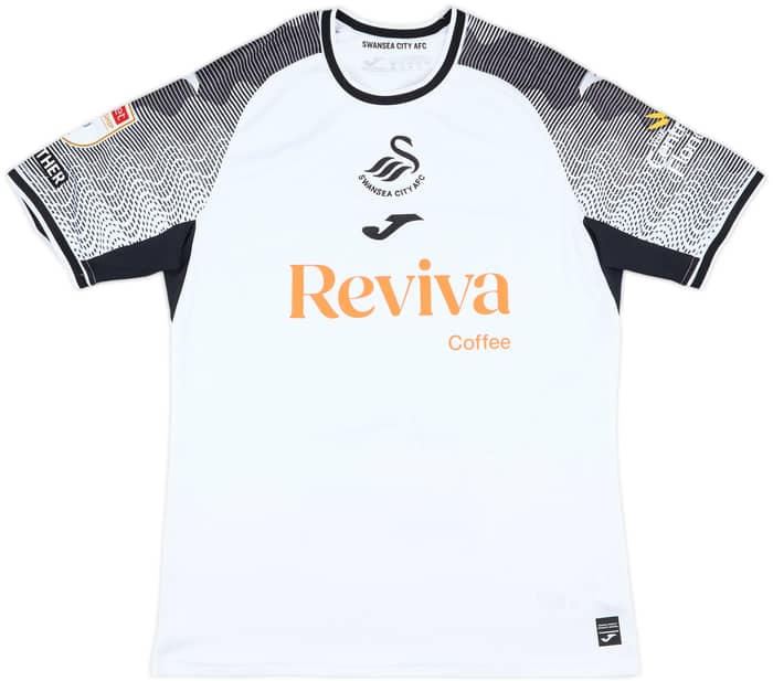 2023-24 Swansea Match Issue Home Shirt Lowe #10