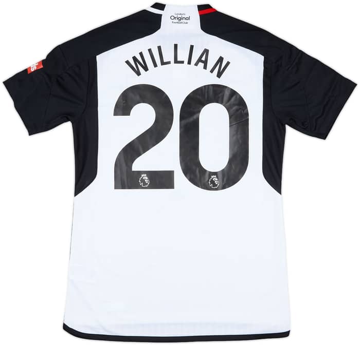 2023-24 Fulham Match Issue Home Shirt Willian #20
