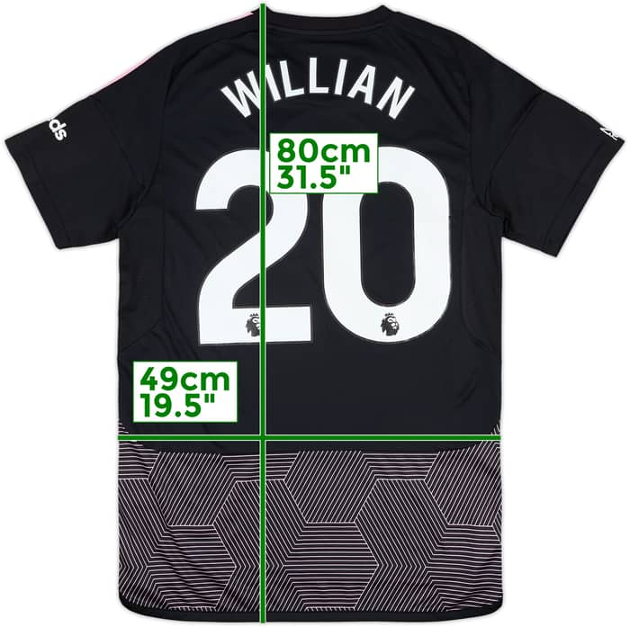 2023-24 Fulham Match Issue Third Shirt Willian #20