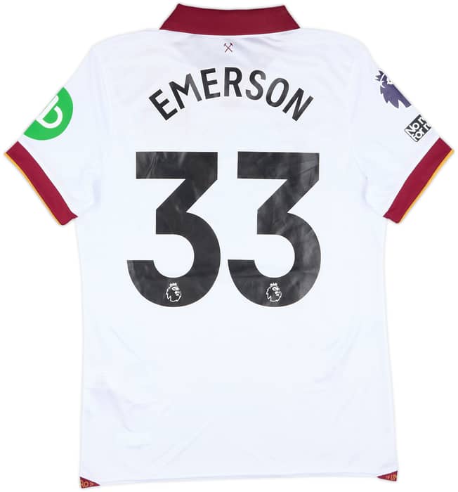 2024-25 West Ham Match Issue Away Shirt Emerson #33