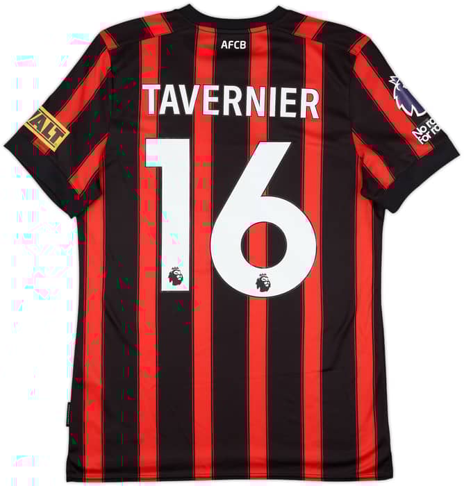 2023-24 Bournemouth Match Issue Home Shirt Tavernier #16