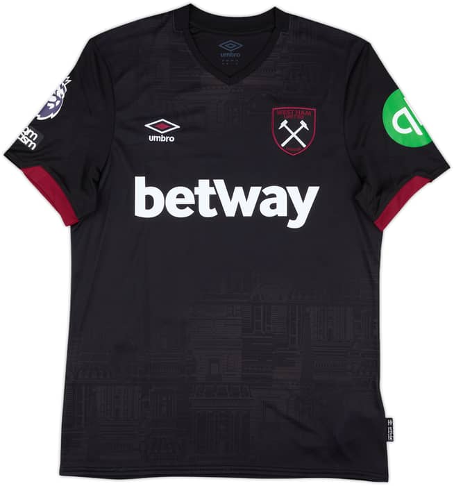 2024-25 West Ham Match Issue Away Shirt Emerson #33