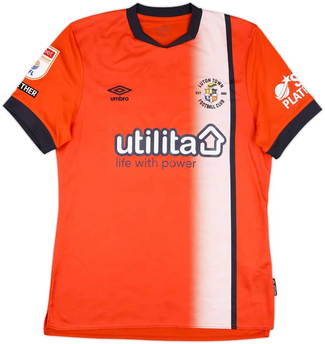 2024-25 Luton Match Issue Home Shirt Moses #7