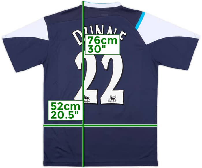 2005-06 Manchester City Away Shirt Dunne #22 - 6/10 - (M)