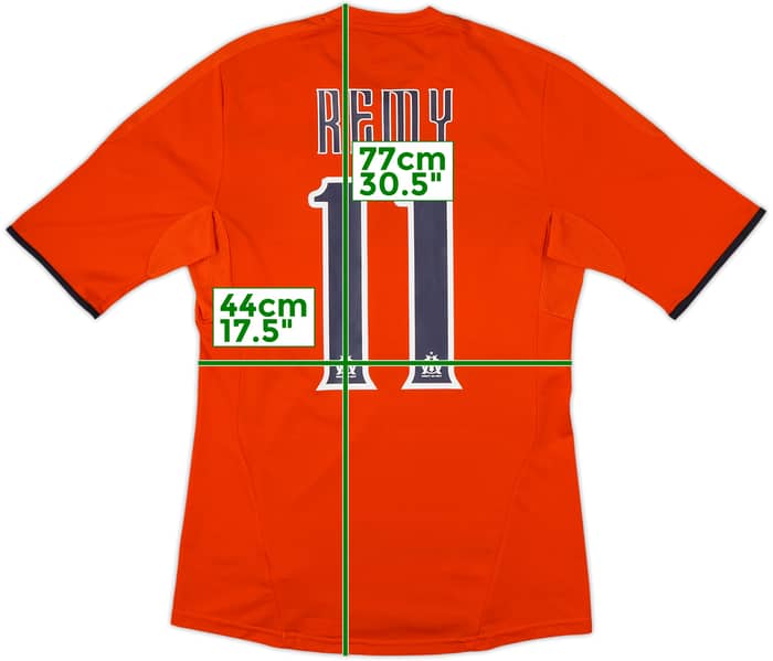 2011-12 Olympique Marseille Player Issue Formotion Third Shirt Remy #11 - 5/10 - (M)