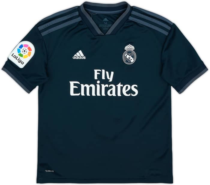 2018-19 Real Madrid Away Shirt Sergio Ramos #4 - 8/10 - (M.Boys)