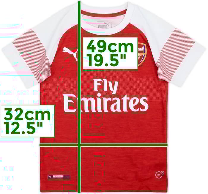 2018-19 Arsenal Home Shirt - 6/10 - (5-6 Years)