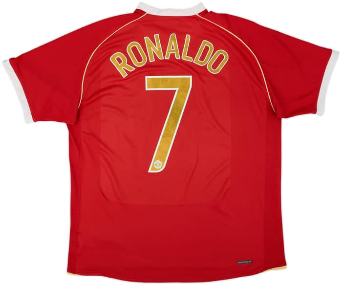 2006-07 Manchester United Home Shirt Ronaldo #7 - 5/10 - (XL)