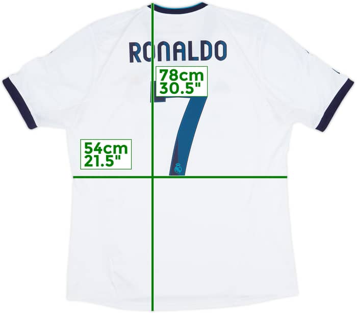 2012-13 Real Madrid Home Shirt Ronaldo #7 - 7/10 - (XL)
