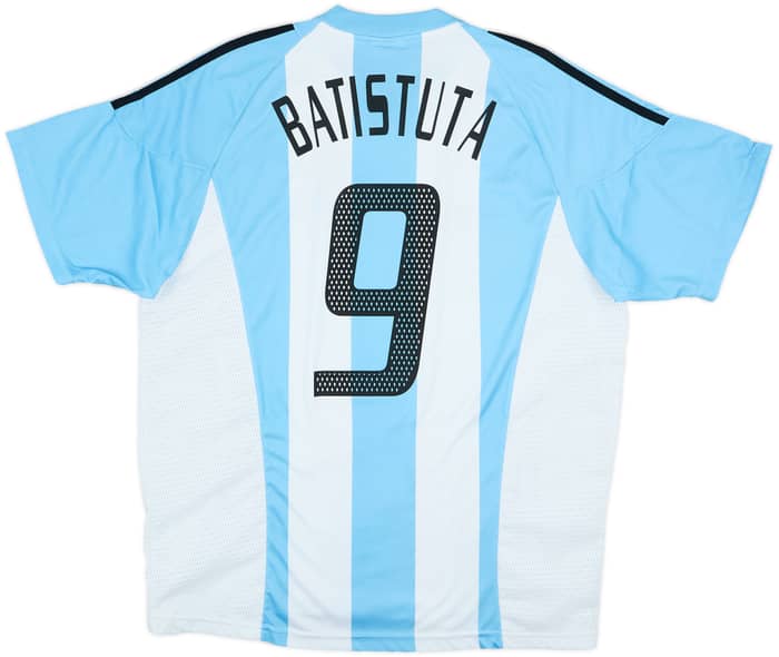 2002-04 Argentina Local Camiseta Batistuta #9 - 6/10 - (L)
