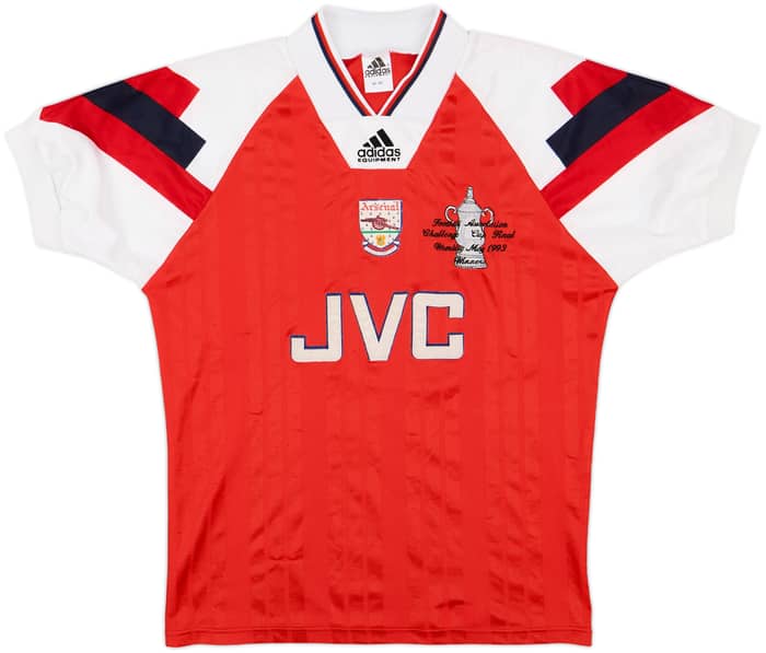1992-94 Arsenal FA Cup Final 1993 Home Shirt - 8/10 - (S)